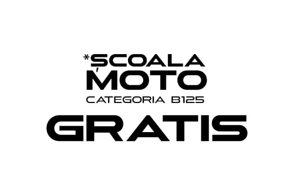 ATVRom lanseaza campania Scoala Moto Categoria B125 - GRATIS