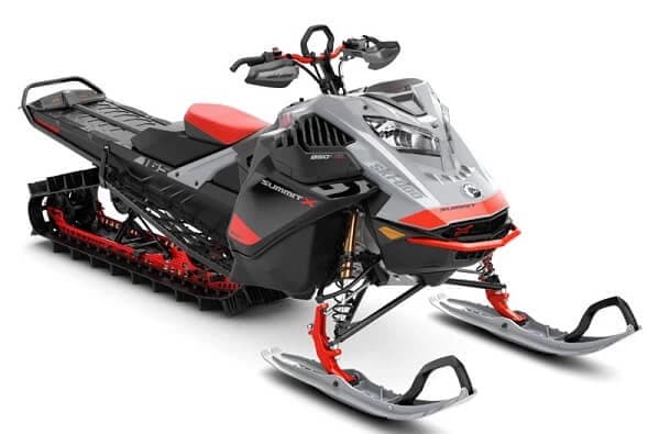 Ski-Doo Summit isi croieste drum printre nameti cu agilitate de invidiat! Puterea si manevrabilitatea sunt caracteristici definitorii pentru gama de snowmobile Ski-Doo Summit.

Concepute pentru a rezista cu brio zil...