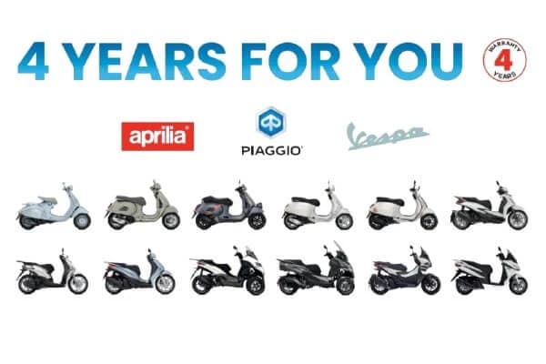APRILIA, PIAGGIO SI VESPA OFERA GARANTIE EXTINSA PENTRU SCUTERELE ACHIZITIONATE INCEPAND CU 19 MAI 2025