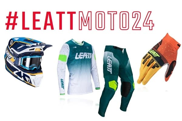 Leatt a introdus pe piata colectia Moto 2024, unde vei gasi absolut tot ce ai nevoie daca esti pasionat de MX, Enduro, Trial sau pilotare off road