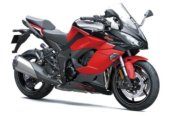 2024 Kawasaki Ninja 1000SX 40th Anniversary este disponibila pe culoarea FIRECRAKER RED.