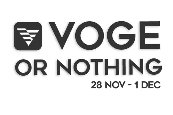 VOGE OR NOTHING 28 NOIEMBRIE - 01 DECEMBRIE. Nu rata ofertele!