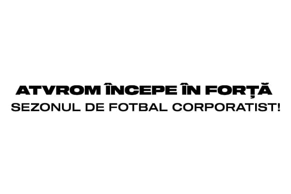 ATVROM începe în forță sezonul de fotbal corporatist! 18-0 în meciul cu Caroli!