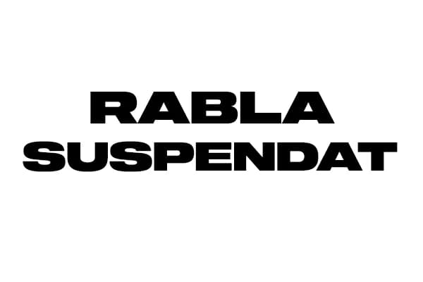 Rabla 2025, suspendat