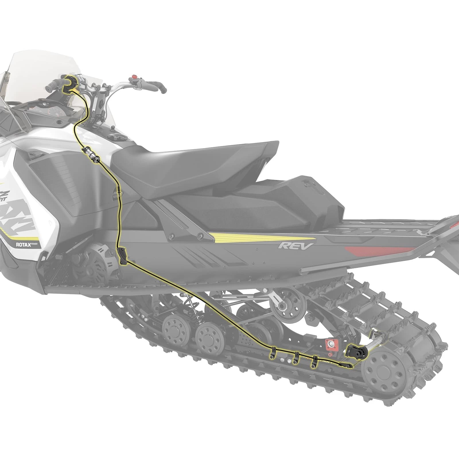 Can-am  Bombardier Reglarea blocului de cuplare la distanta (REV Gen4: 129 "si 137" cu suspensie spa