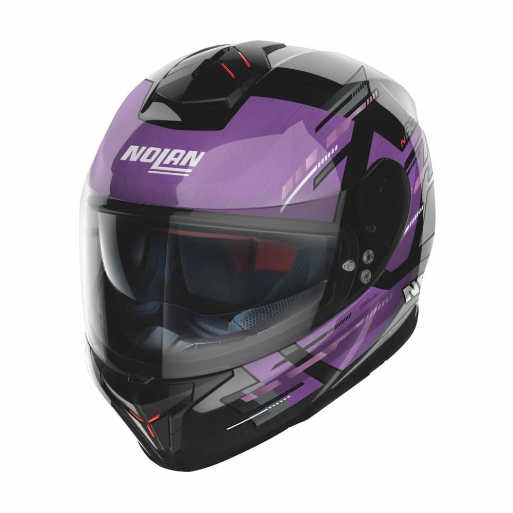 NOLAN - N80-8 METEOR [N-COM] - Black Purple