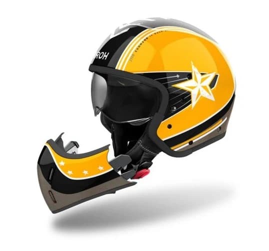 AIROH J 110 COMMAND YELLOW GLOSS