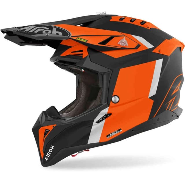 AIROH CASCA AVIATOR 3 GLORY ORANGE MATT