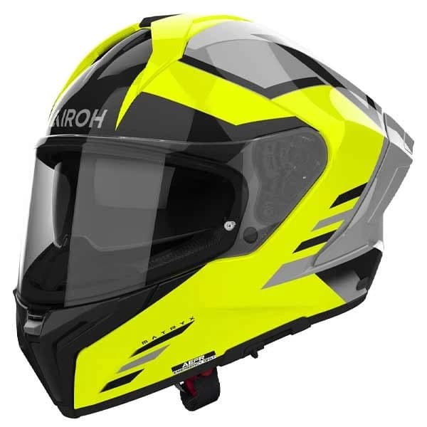 AIROH MATRYX THRON YELLOW GLOSS