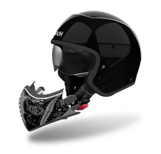 AIROH J 110 PAESLY BLACK GLOSS