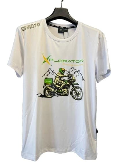 Tricou barbati Peru CFMOTO alb