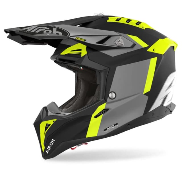 AIROH CASCA AVIATOR 3 GLORY YELLOW MATT