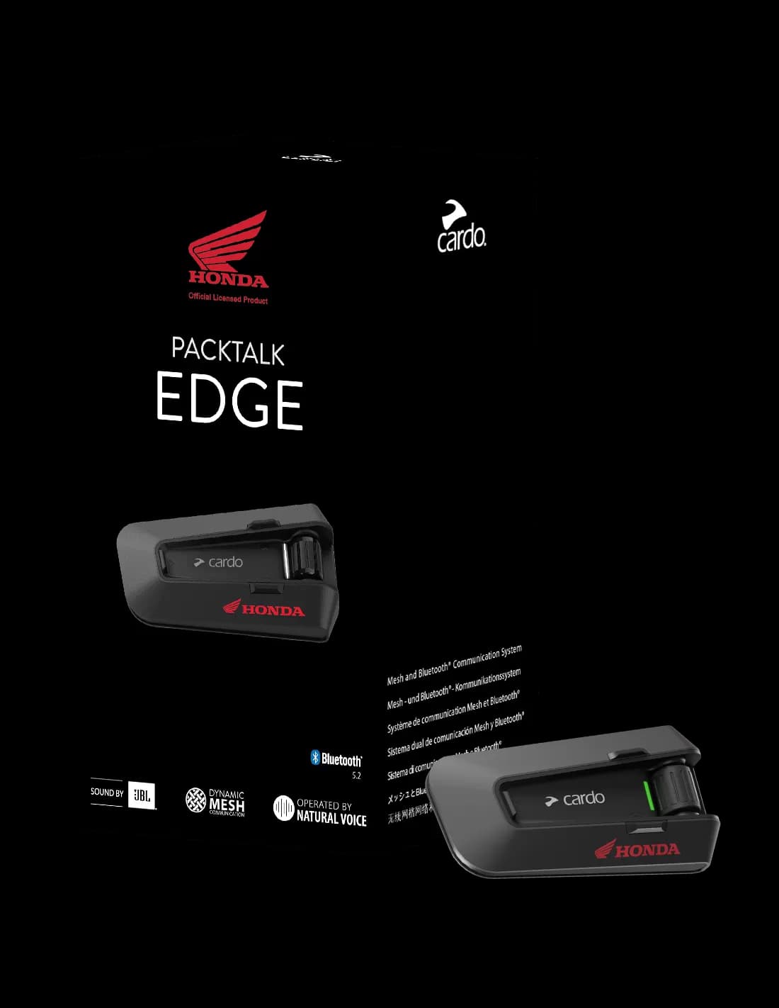 Sistem Comunicatie Cardo Packtalk EDGE Honda