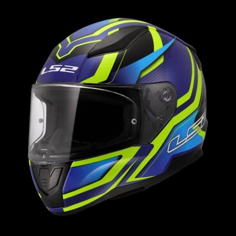 LS2 FF353 RAPID II FLITZ H-VIS YELLOW BLUE-06