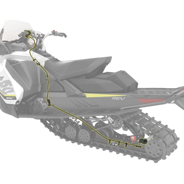 Can-am  Bombardier Reglarea blocului de cuplare la distanta (REV Gen4: 129 "si 137" cu suspensie spa