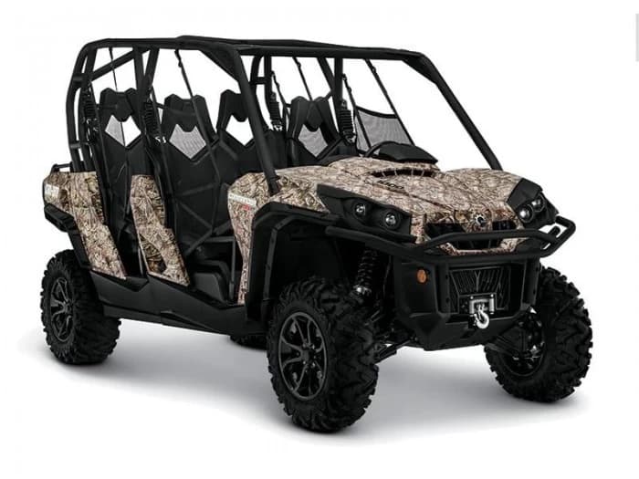 UTV-ul Can-Am Commander MAX 1000, cu cele patru locuri confortabile pentru 4 pasageri, este cel mai inovativ si versatil UTV utility-performance din industrie. Platforma Commander MAX ofera un ampatament cu ...
