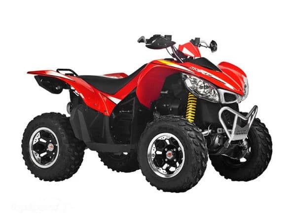 Daca vreti sa combinati viteza mare cu cursele off-road atunci ar trebui sa incercati "Kymco Maxxer 450i". ATV-ul este propulsat de un motor vioi de 442.9cc, in 4 timpi, EFI, racit cu lichid, SOHC care este ...