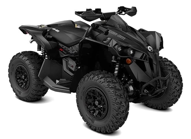 Modelele 2017 Can-Am Maverick, Outlander, Commander si Renegade vor fi disponibile in varianta de culoare Triple Black!
2017 Can-Am Renegade X xc
Pachetul Can-Am Renegade X xc, oferind performante best-in-cla...
