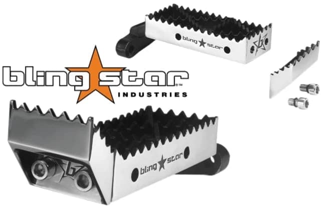 Blingstar The Notorious P.E.G sunt accesorii ATV foarte practice, utile.
Fie ca scaritele stoc s-au degradat, fie ca vrei sa schimbi oarecum look-ul vehiculului sau pur si simplu te-ai indragostit de ele si vrei sa ...