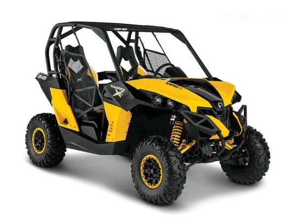 Can-Am Maverick X Xc DPS este prevazut cu un pachet special care include Tri-Mode Dynamic Power Steering DPS, diferential fata autoblocant Visco-Lok QE si roti de 12 inci beadlock incaltate in anvelope Maxxis Bighorn....