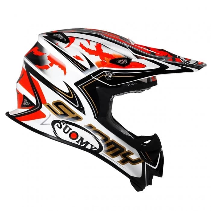 Suomy a luat taurul de coarne si a creat un nou model de casca off road. Mr Jump (Dl. Saritura) este perfecta pentru cei care ruleaza in regim off-road. Mr Jump este o casca conceputa in detaliu, care ofera confort i...