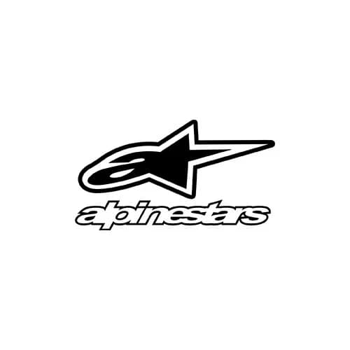 ALPINESTARS KNEE BRACE SOCKS Negru/Alb S/M