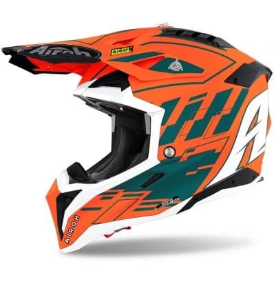 AIROH AIROH AVIATOR 3 RAMPAGE ORANGE MATT 2021
