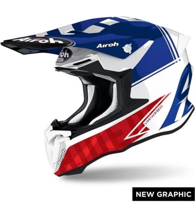 AIROH TWIST 2.0 TECH BLUE GLOSS
