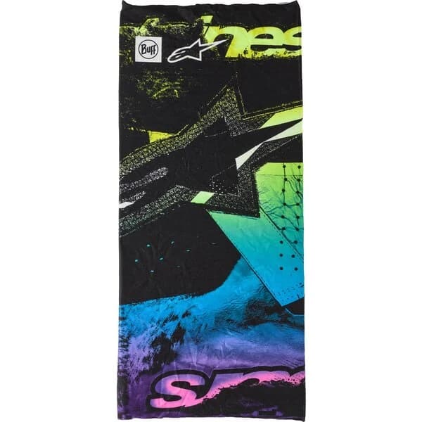 Protectie gat ALPINESTARS BUFF IGNITE NECK TUBE Negru/Roz