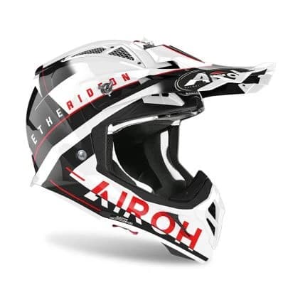 AIROH CASCA AVIATOR ACE AMAZE RED GLOSS