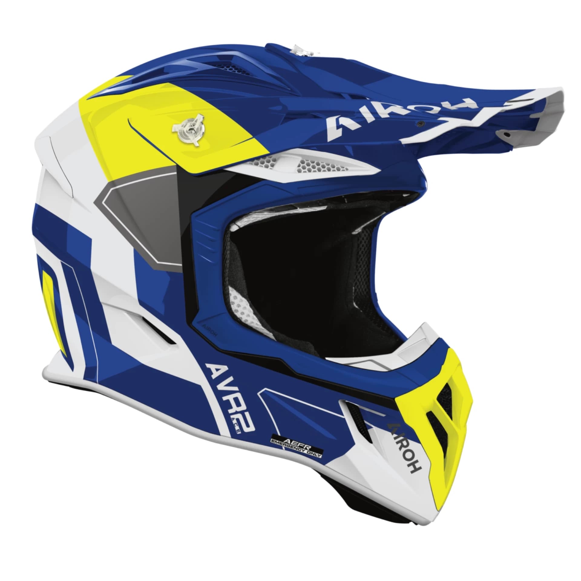 Airoh AVIATOR ACE 2 SHIELD BLUE/YELLOW