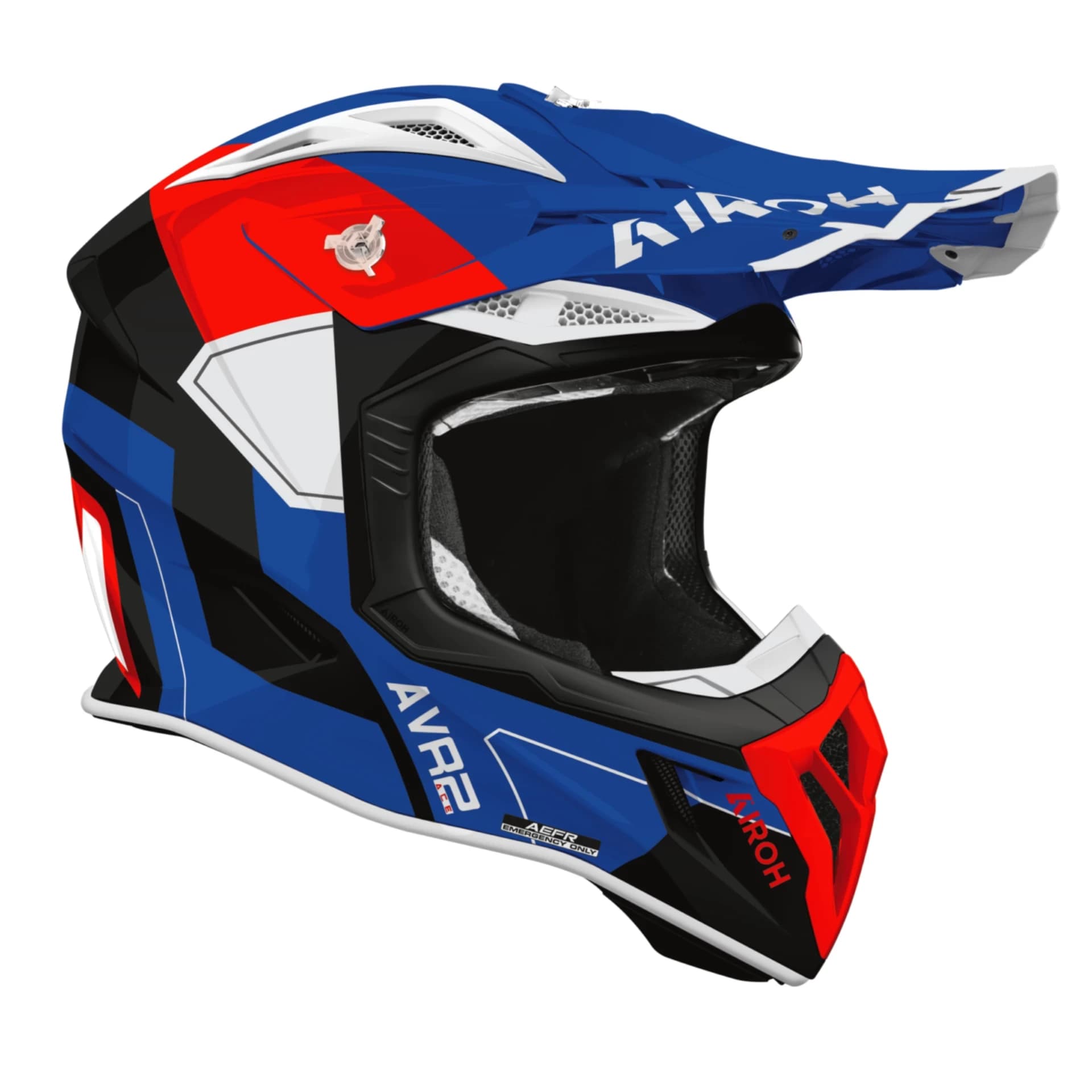 Airoh AVIATOR ACE 2 SHIELD BLUE/RED GLOSS