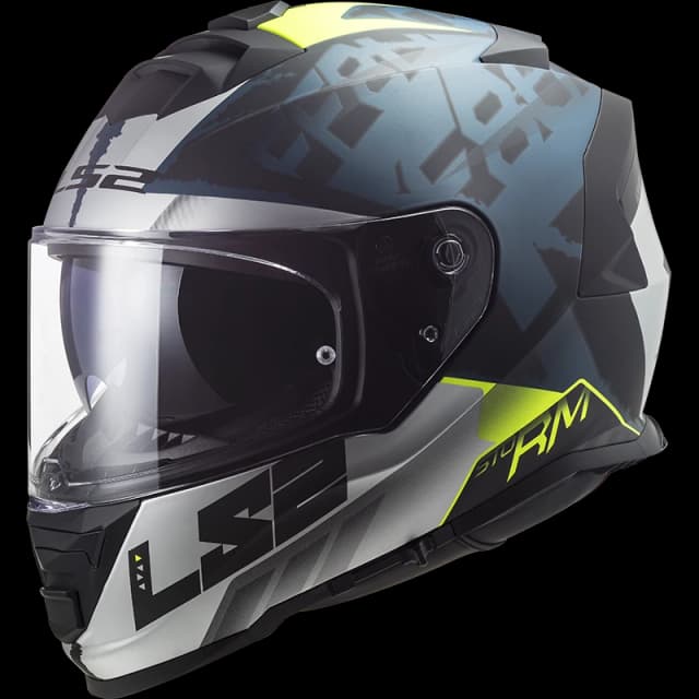 LS2 FF800 STORM SPRINTER M.BLACK SILVER COBALT