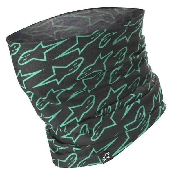 Protectie gat Alpinestars ASTARS Neck Tube Negru/Verde