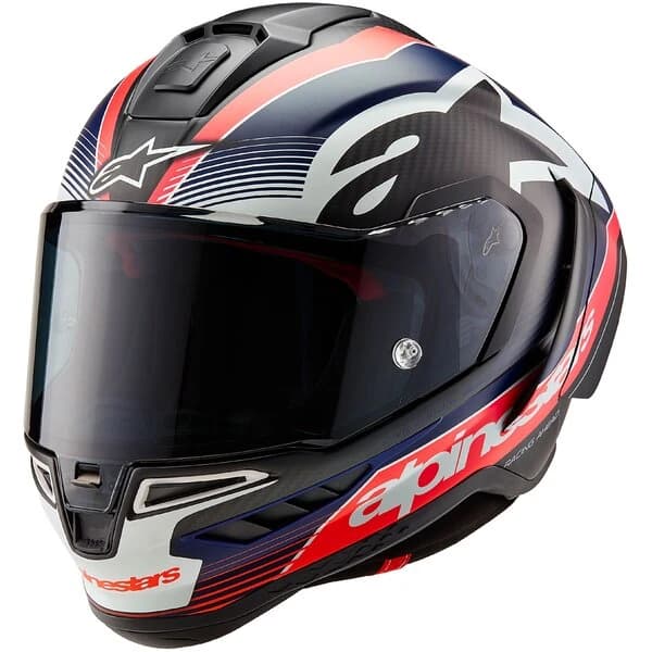 ALPINESTARS SUPERTECH R10 CARBON TEAM Negru/Albastru/Rosu