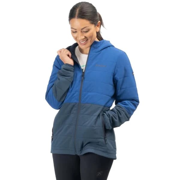 Klim Soteria Insulated Hooded Jacket Mazarine Blue - Dress Blues
