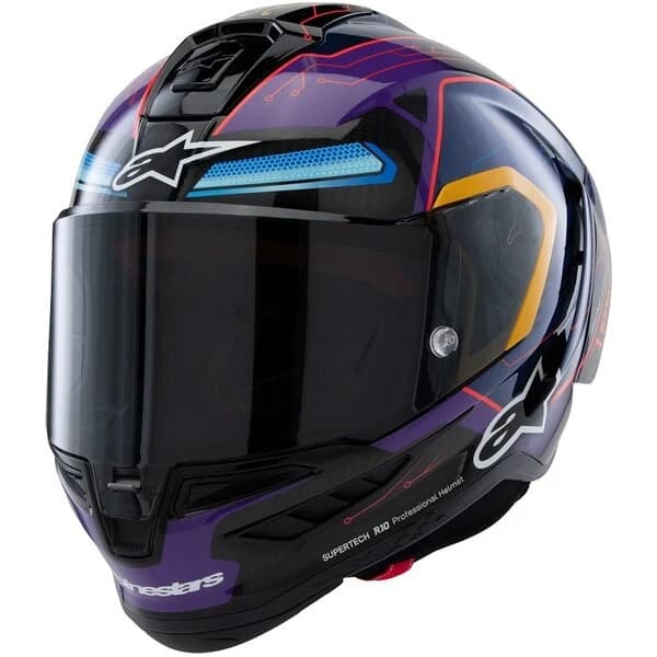 ALPINESTARS SUPERTECH R10 LE MARTINATOR R01 REPLICA Albastru/Mov/Rosu