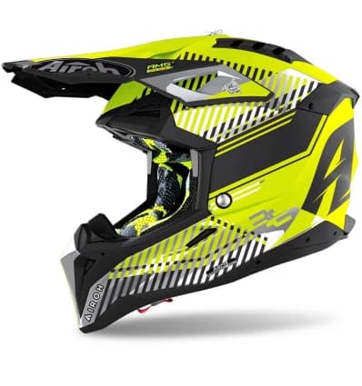 AIROH AIROH AVIATOR 3 WAVE YELLOW MATT 2021