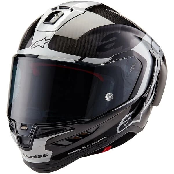 ALPINESTARS SUPERTECH R10 CARBON ELEMENT Negru/Argintiu