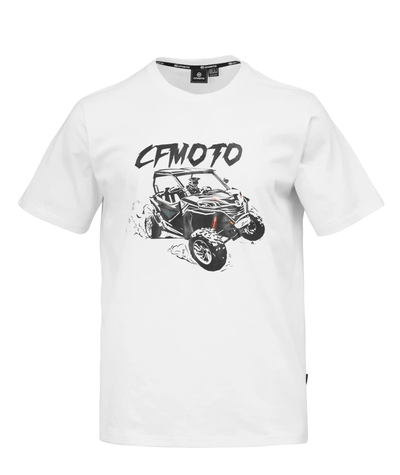 Tricou barbati alb SSV CFMOTO