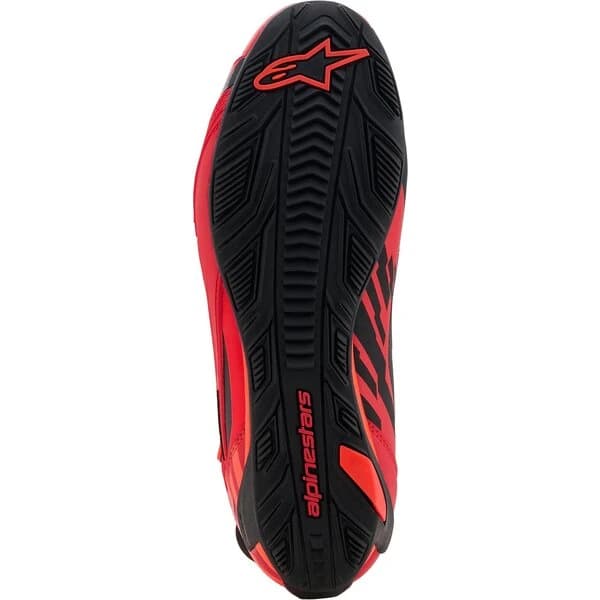 Ghete moto sport/touring ALPINESTARS FASTER-4 MM93 Rosu fluo/Rosu/Negru