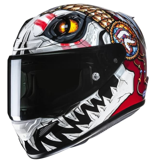 HJC RPHA 12 Skully Alb