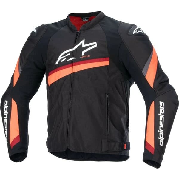 Alpinestars T-GP PLUS R V4 Negru/Rosu fluo