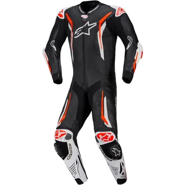 ALPINESTARS GP TECH V5 Negru/Alb/Rosu fluo