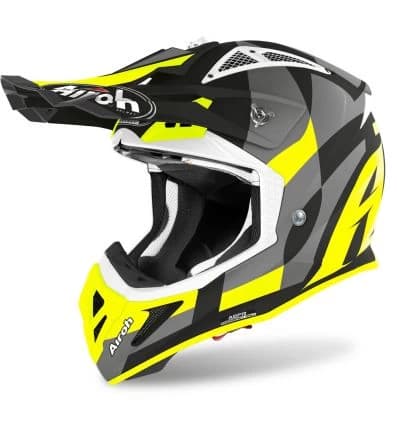 AIROH AVIATOR ACE TRICK YELLOW MATT