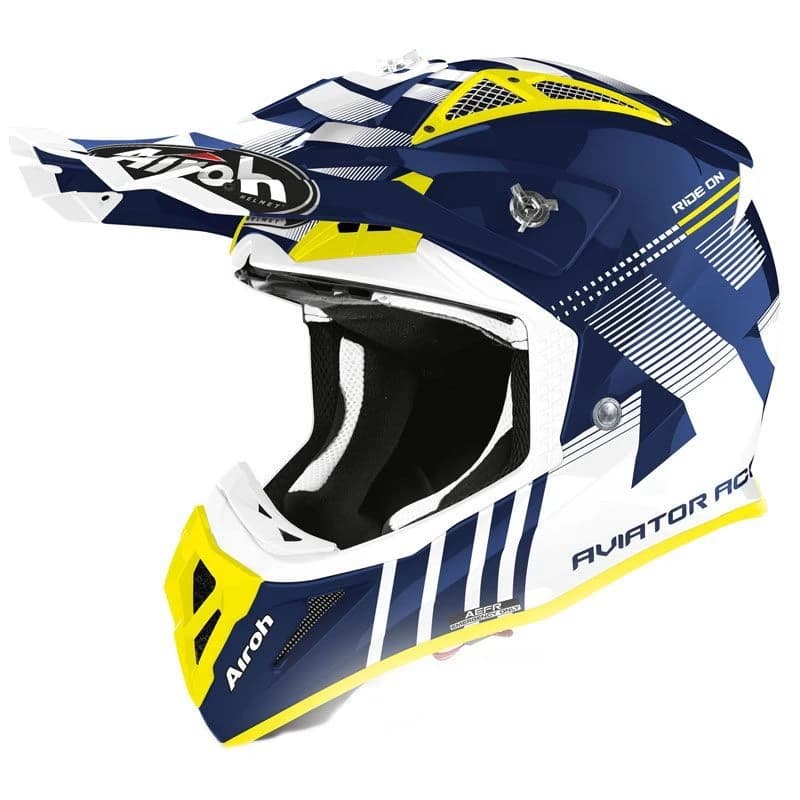 AIROH AVIATOR ACE NEMESI BLUE GLOSS
