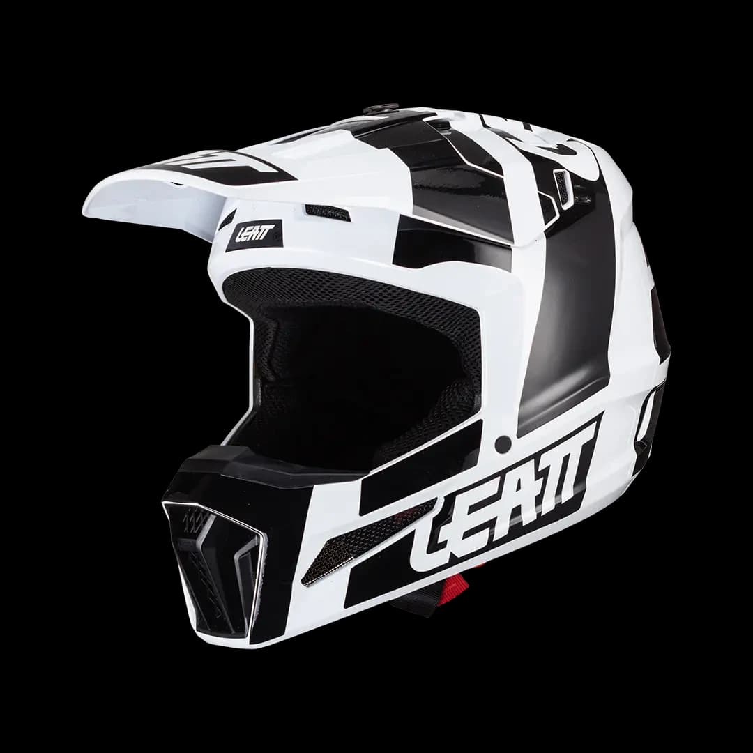 Leatt Helmet Moto 3.5 Jr V24 Blk/Wht 2025