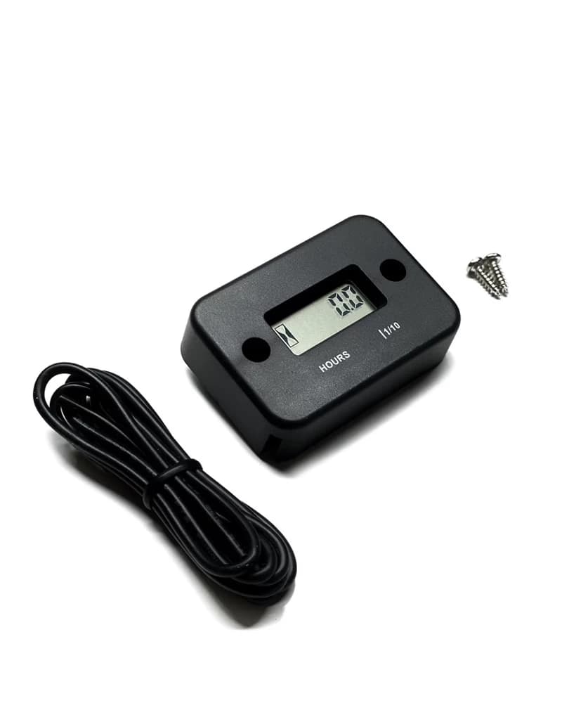 Extreme Parts Waterproof hour meter counter for Enduro's/ ATV Black