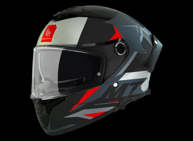 MT Helmets - THUNDER4, EXEO B5 - Black Red