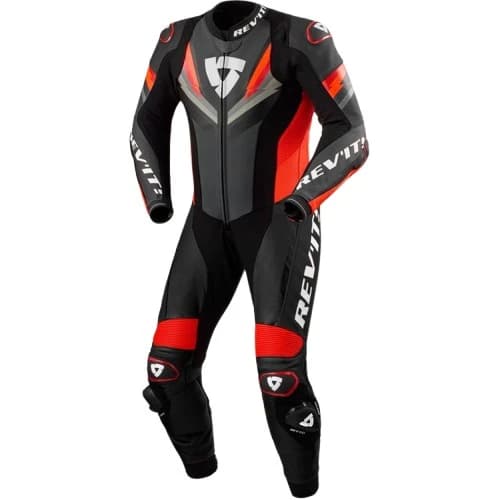 REV'IT! Quantum 3 One Piece Anthracite-Neon Red
